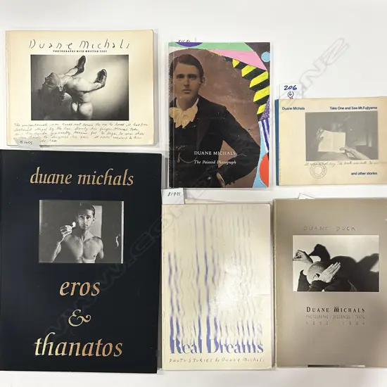 SIX DUANE MICHALS PHOTOGRAPHY PUBLICATIONS